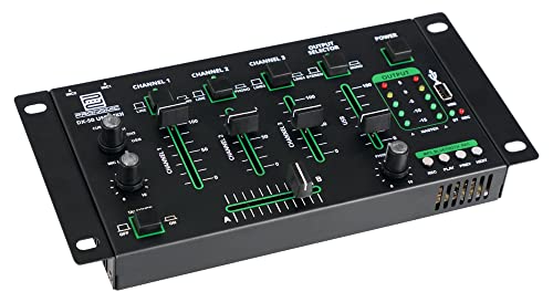 Pronomic DX-50 USB MKII Mezclador 4 canales DJ con...