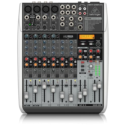 Behringer XENYX QX1204USBMezclador premium de 12...