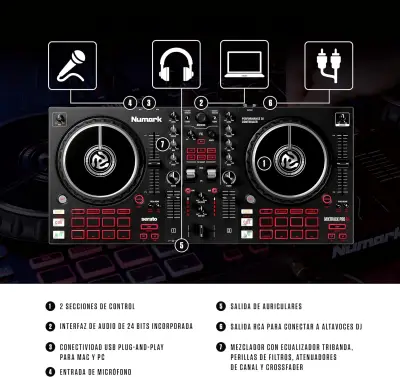 comprar mesa de mezclas Numark mixtrack Pro fx