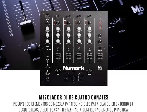 mesa de mezclas numark m6 usb black