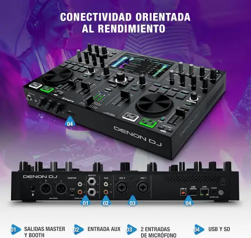 características denon prime go en león al mejor precio