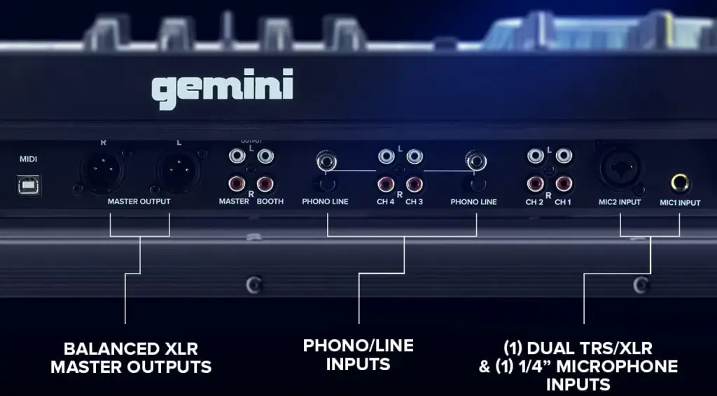 conexiones sdj 4000 gemini