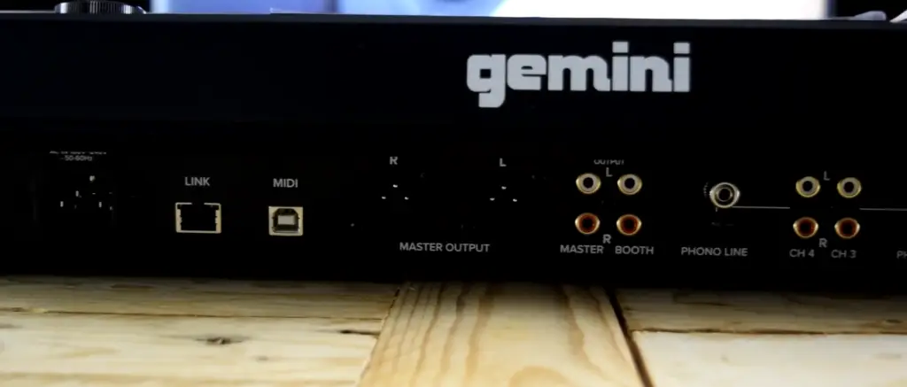 conexiones traseras gemini sdj 4000