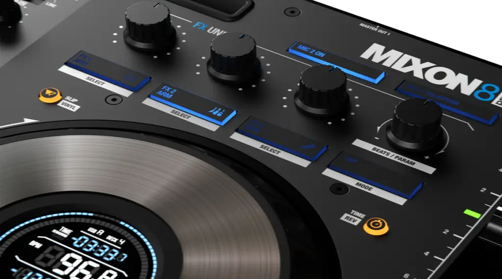 reloop mixon 8 pro botones fx