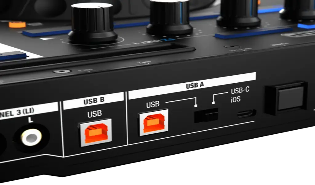 reloop mixon 8 pro con 2 usb-c león