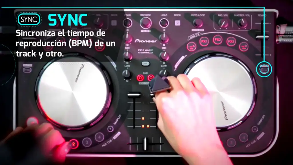 sync controlador pioneer ddj wego k